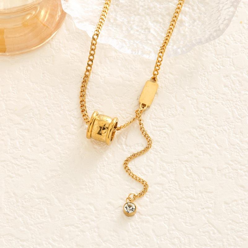 Clavicle Chain All-match Titanium Steel Necklace