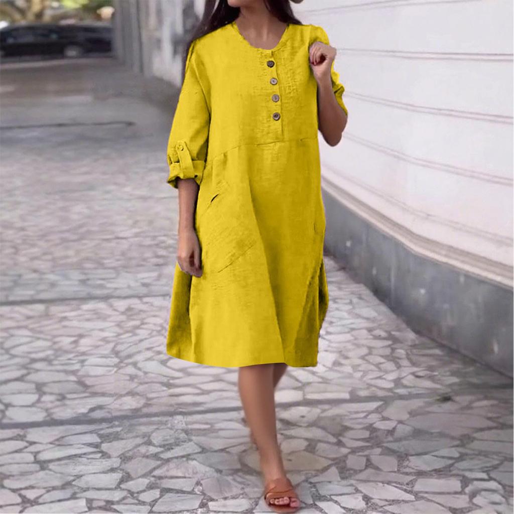 Women's Fashionable Casual -color Dress