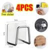 Steel Kitchen Sink Sponge Holder Sink Wall-mounted Dishwashing  Sponge Holder Self Adhesive Drain Drying Rack Bathroom Organizer
