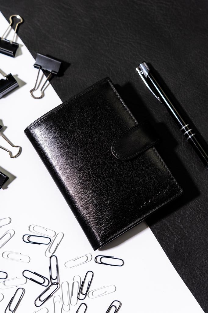Men's Leather Wallet 324L-GA-BL-2914 Black
