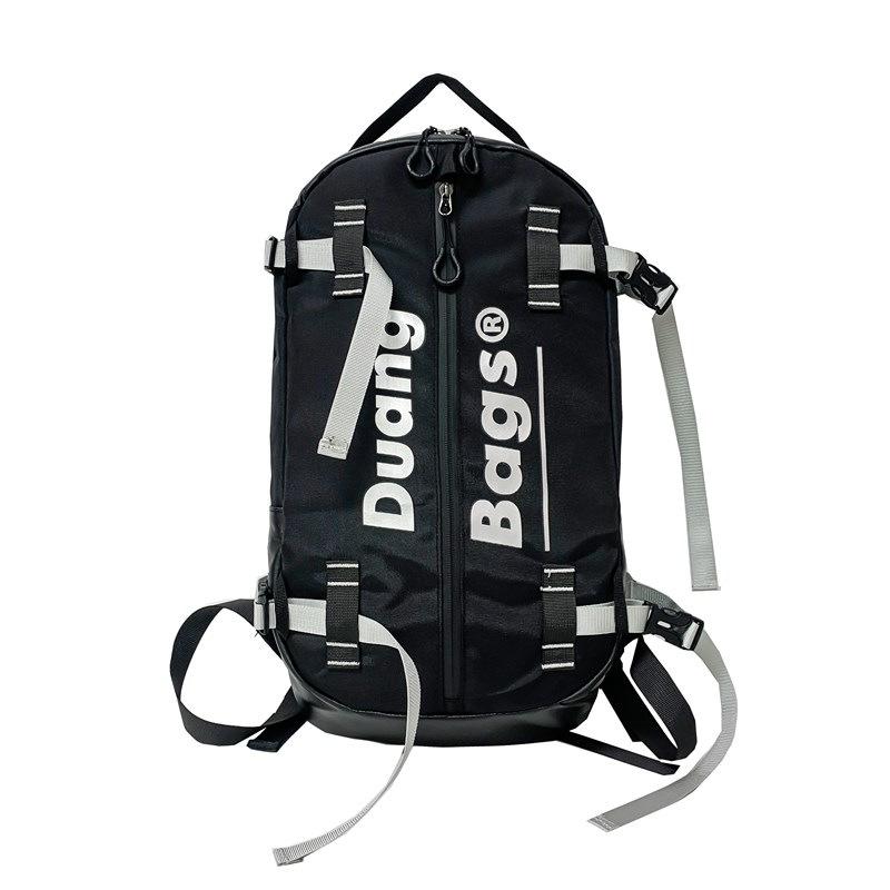 Schoolbag trendy brand backpack men ins tooling trendy cool skateboard bag outdoor hiking camping large capacity travel backpack
