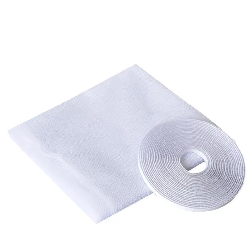 

New Self-Adhesive Mosquito Window Screen Net - Easy Install Indoor Bug Mesh With Tape For Home Protection 1.3X1.5M белый