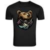 Wild Bear Mountain Nature Wildlife Outdoor Graphic T-Shirt