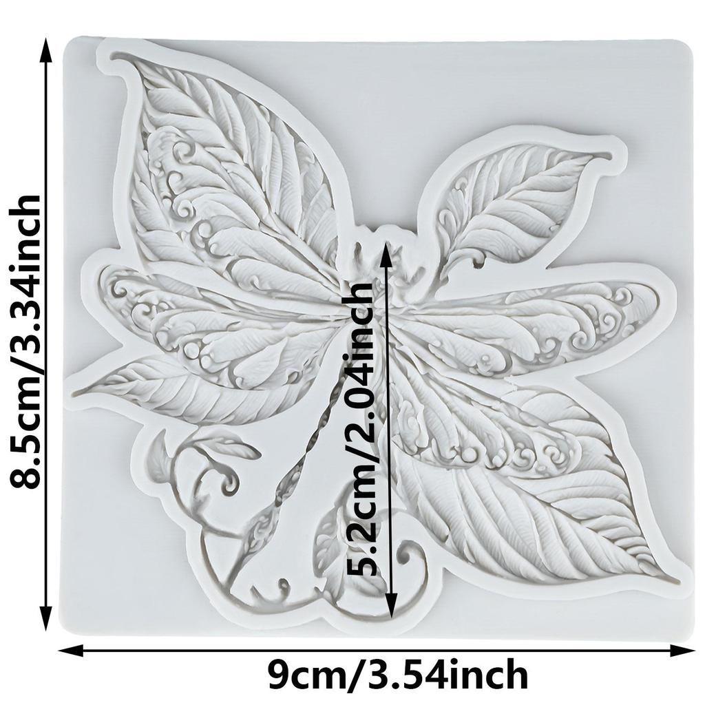 Dragonfly Silicone Molds Insect Dragonfly Fondant Mold Cake Decorating Tools Cupcake Topper Chocolate Candy Craft Gum Paste Polymer Clay