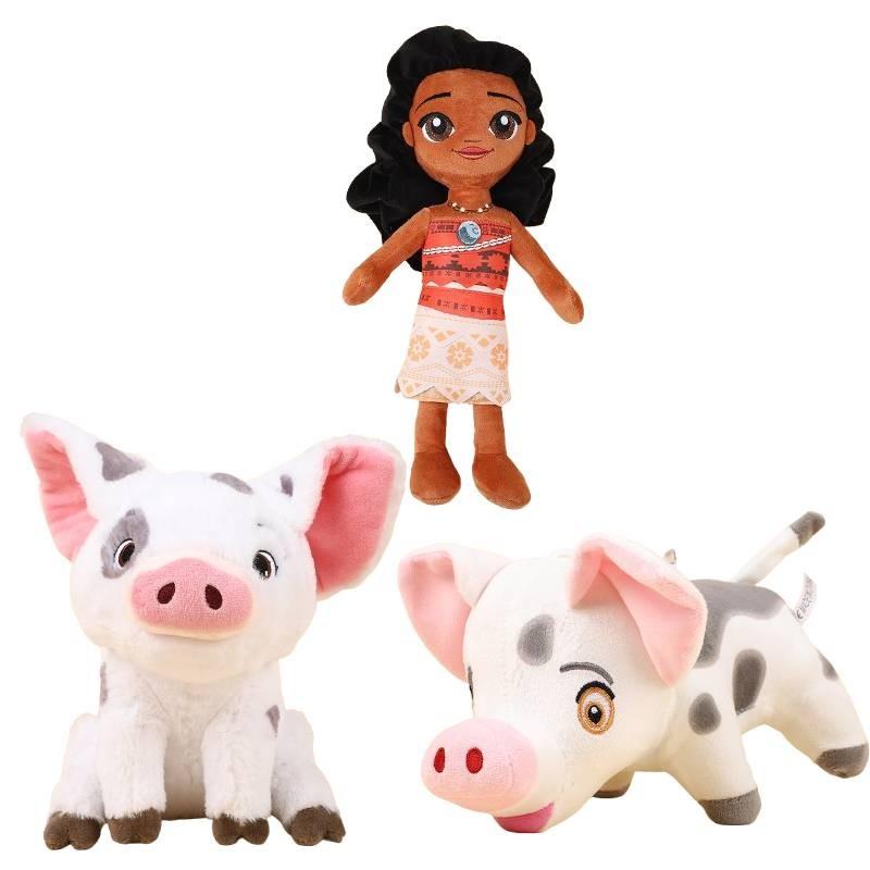 Pua Plush Moana Toys Cartoon Stuffed Dolls Room Sofa Decorations Kids Gifts