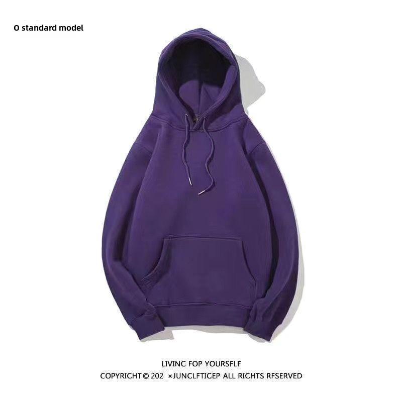 Dark Green Heavy High-Gloss Oversized Velvet Hooded Sweater for Men and Women