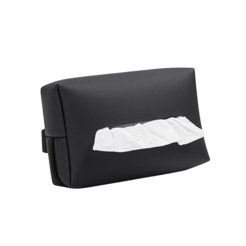 Car Tissue Box, Armrest Box Tissue Pack, Car Seat Back Hanging Type, Sun Visor Tissue Bag, Storage For Car Interior Decoration