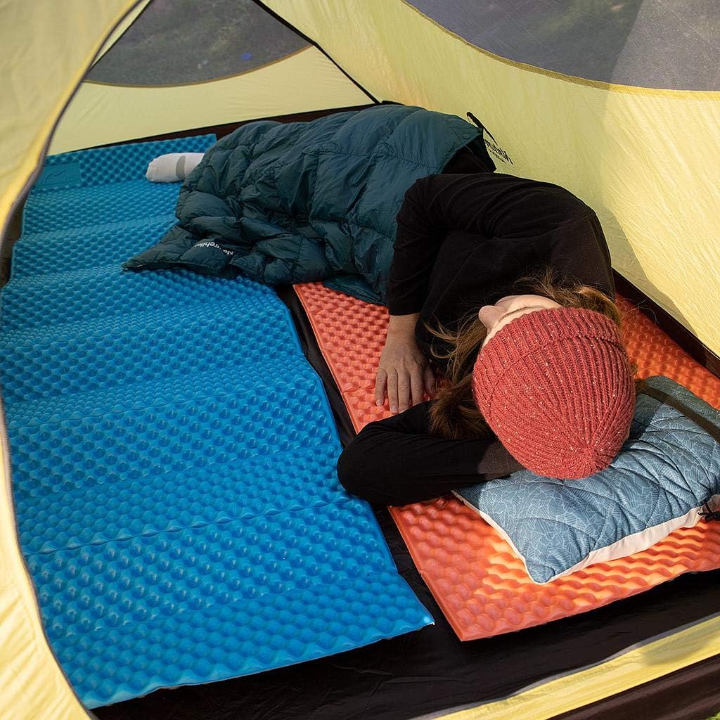 Naturehike Egg Type Folding Mat IXPE Adopts Water Repellent Sheet Moisture Proof Mat Camping Mat Outdoor Mat Sleeping In Car Mat Disaster Prevention