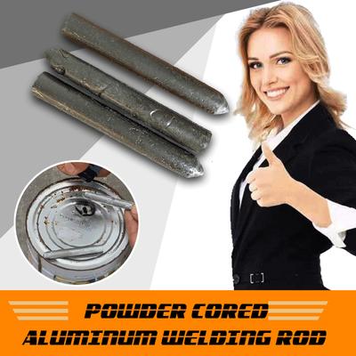 3/6/15pcs Powder Cored Aluminum Welding Rod Low Temperature Easy Melt Aluminum Welding Rods No Need Solder Powder Tool Accessories