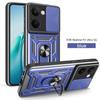 Für Realme P3 Ultra Hülle Realme P3 Ultra Cover Magnetischer Ringhalter Rüstungs-Handyhülle Schiebekamera-Schutz Rückseite