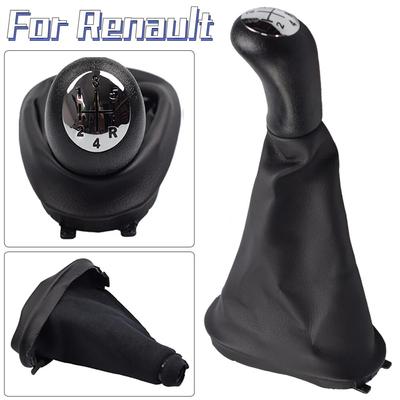 Car Styling For Renault Clio 2 II Clio 3 III Megane 2 II Scenic 2 II Kangoo 5 Speed Gear Shift Knob Lever Shifter Gaitor Boot