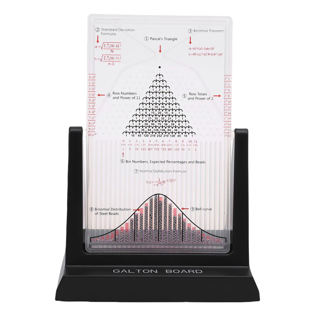 Probability Demonstrator Normal Distribution Model Probability Physics Teaching Aid with 2800 Metal Beads