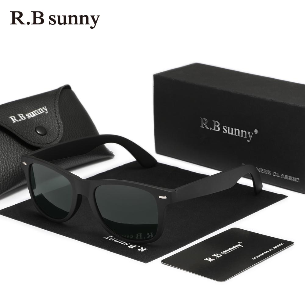 RBsunny Driving Sunglasses Men‘s Outdoor Polarized UV400 Glasses TR90 Fashion Women HD Mirror Lens Round Night Vision Eyewear