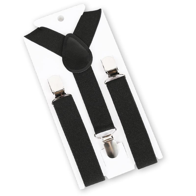 Kids Y-Back Elastic Suspenders with Clips