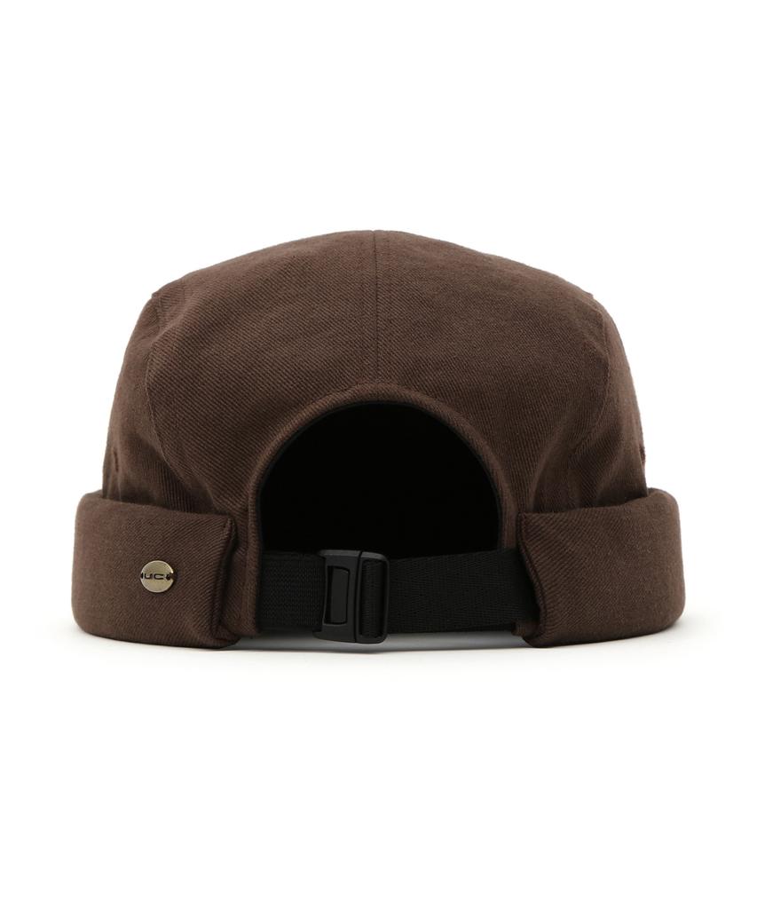 Eondeokeonteulol Four Seasons Vintage Cotton Camp Cap Adjustable Brimless Watch Cap Beanie Hat Uc / Mold Cap / Camp / Faded Brown