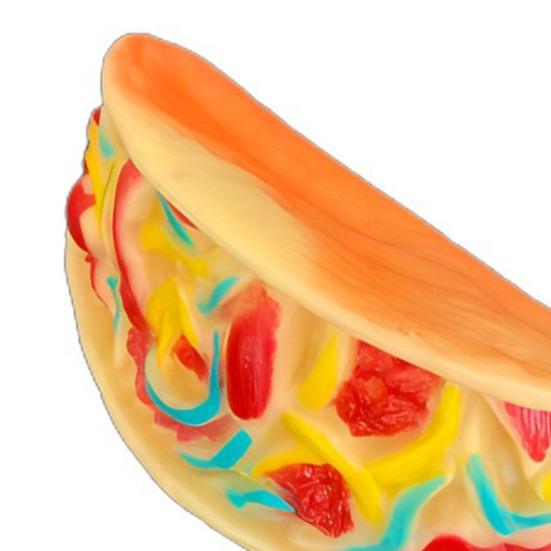 Dog Squeaky Toy Vinyl Chew Toys with Built-in Sound Realistic Burger, French Fries, and Hot Dog Toy for Interactive Play Teeth Cleaning and Anxiety