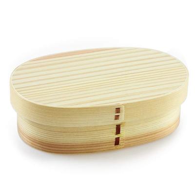 Matsuri No Eimon (Festival Goods) Magewappa Bento Box, Made In Japan (Natural, 470ml)