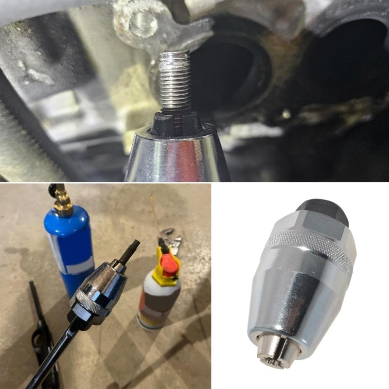 Damaged Bolt and Studs Extractor Tool 3/8inch Broken Studs Remover Bolt Extractor Rounded Studs for Broken Rounded