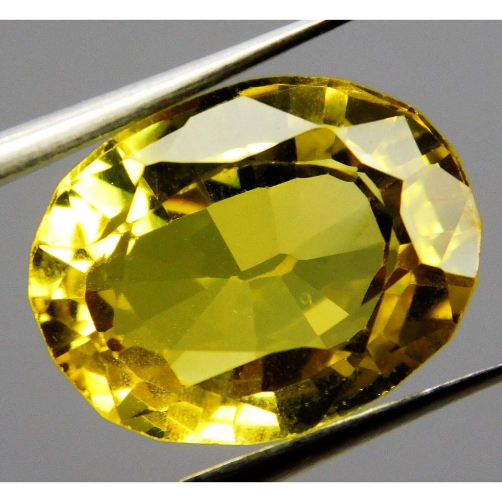 Beautiful Loose Gemstones Yellow SAPPHIRE 8.00 Ct NATURAL Oval Cut CERTIFIED