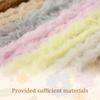 10PCS Pipe Cleaners Thick Fur Chenille Stems Pipe Cleaners Craft Supplies Kids Creative DIY Arts and Crafts Flexible Pipe