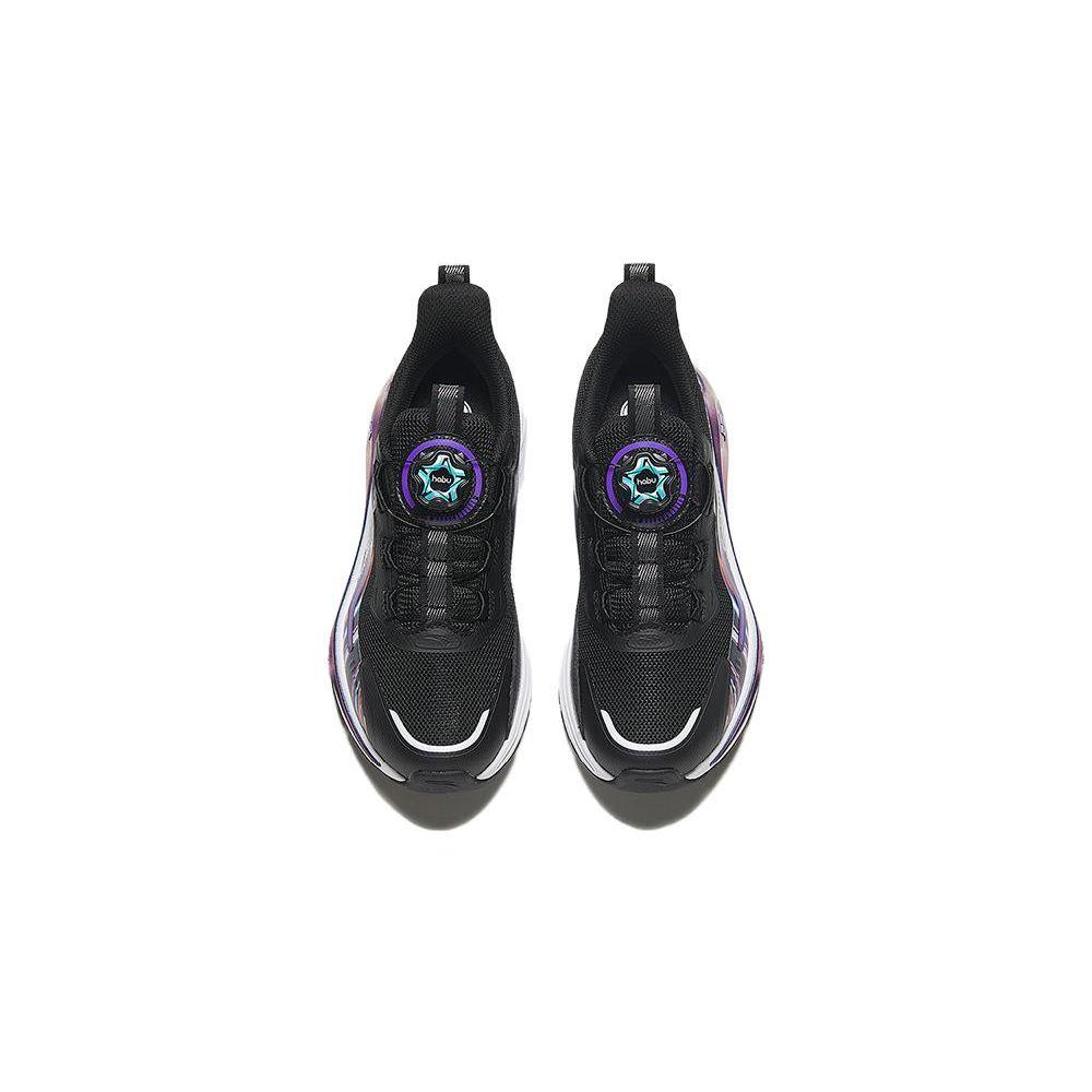 Anta Lingyun 2 Non-Slip Shock Absorbing Durable Low-Top Kids Running Shoes Kids Sneaker Black Purple 312335571-4