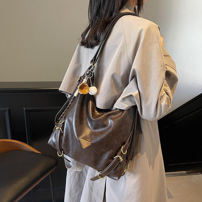 Tote Bag Women's 2025 New Winter Large-capacity High-end Multi-functional Backpack College Backpack