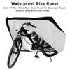 Waterproof Electric Bike Cover Dustproof Cover For Cycle Anti-UV Protection Bike Outdoor Rain Cover Size S-XLWith Lock Hole