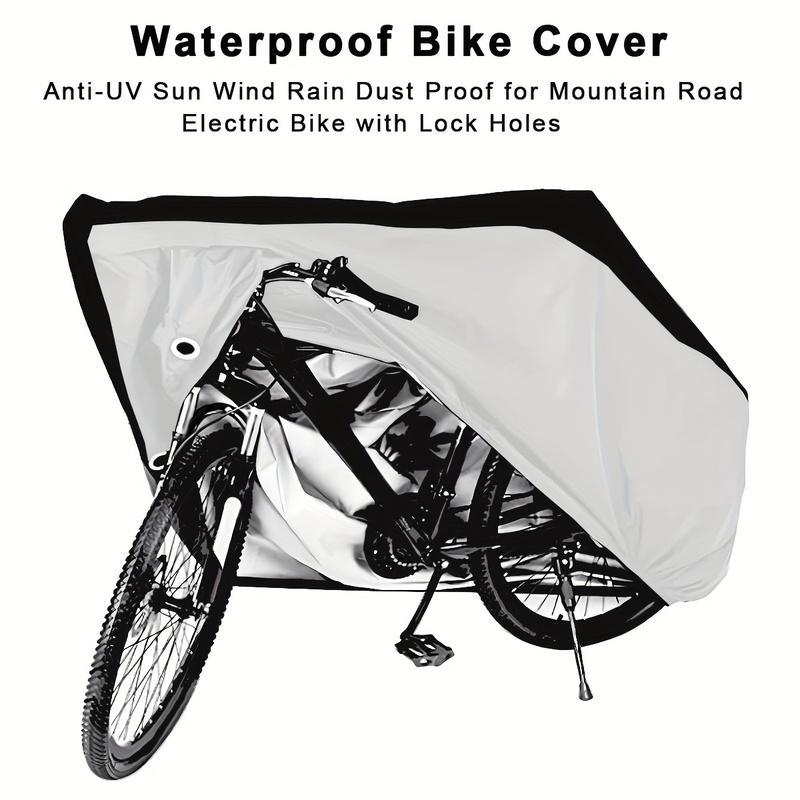 Waterproof Electric Bike Cover Dustproof Cover For Cycle Anti-UV Protection Bike Outdoor Rain Cover Size S-XLWith Lock Hole