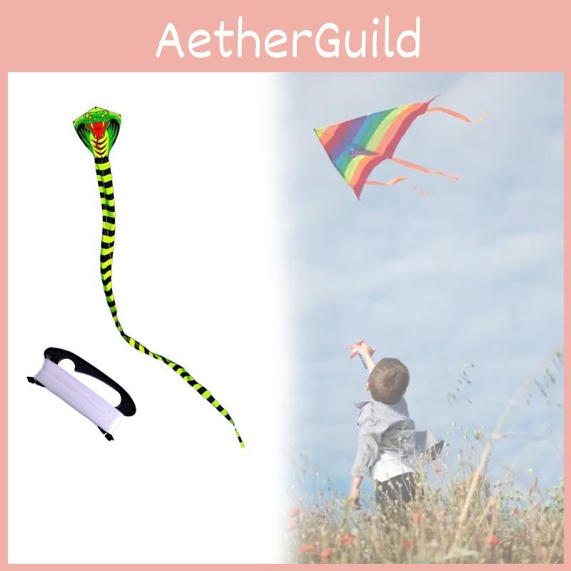 Polyester Schlange Leichtgewicht Dreieck Drachen Glasfaserstruktur Festival Reise