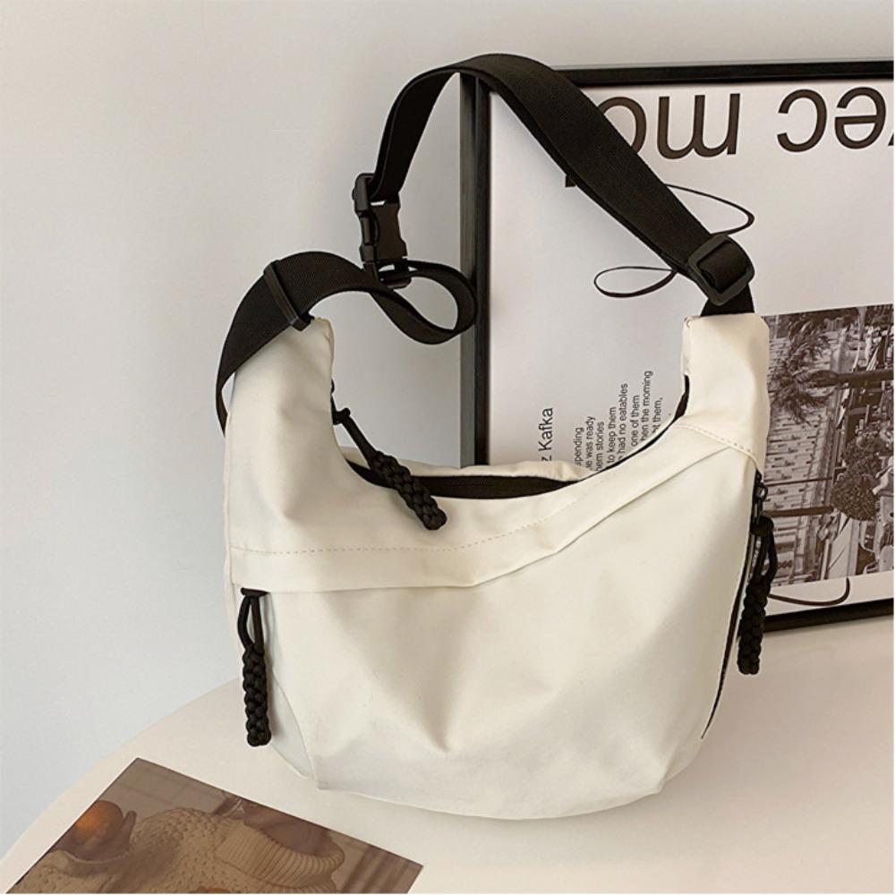 

Large Capacity Nylon Crossbody Bag Canvas Dumpling Bag Fashion Oxford Cloth Shoulder Bag Women