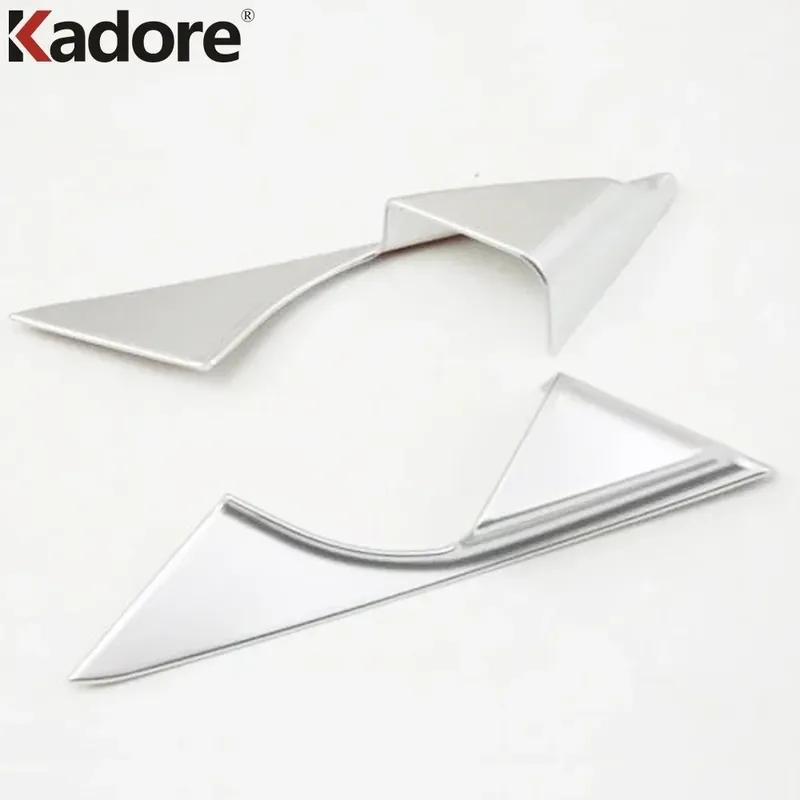 For Mazda 6 Atenza Sedan -  2024 Carbon Fiber Car Front Inner Door A Pillar Triangle Cover Trim Interior Accessories