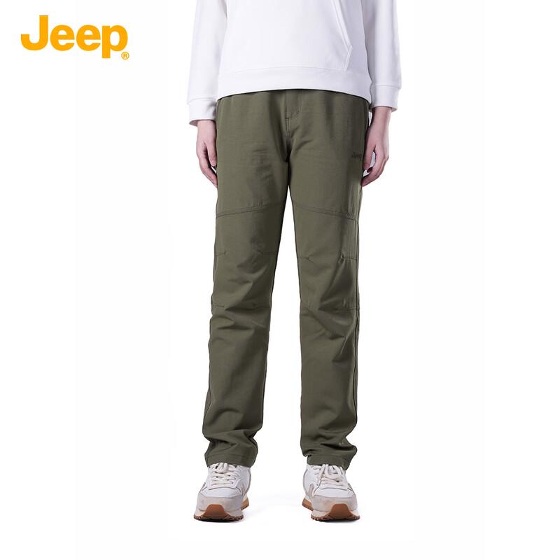 Jeep Men's Loose Straight Casual Workwear Pants