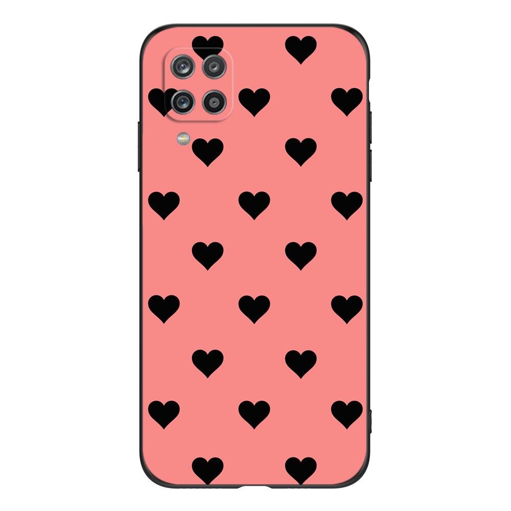 For Samsung A12 M12 Case Phone Cover On Samsung Galaxy SM-A125F M12 M127  Black Tpu Case Cute Funy