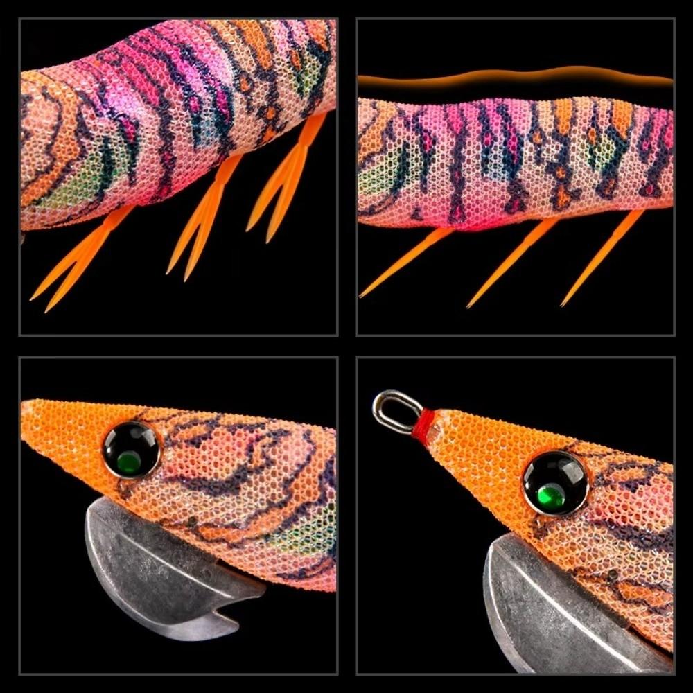 135mm Length Squid Jig Lure 18.5g Weight Artificial Squid Lure Sea Fishing Lure  For Octopus