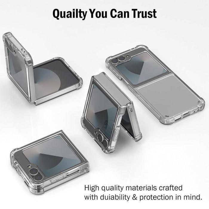 Coque de protection - BOOLING - pour Samsung Galaxy Z FLIP 6 - Silicone Renforcé - Transparente