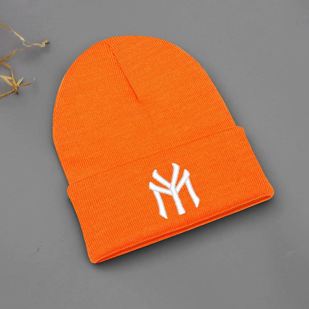 Winter Warm Beanie Hats For Women Men Letter MY Embroidery Knit Hat Unisex Cold Ski Hat Dropshipping Wholesale