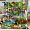 Plants Vs Zombies Game Blanket Sofa Blanket Home Decor Air Conditioning Blanket Nap Blanket Machine Washable