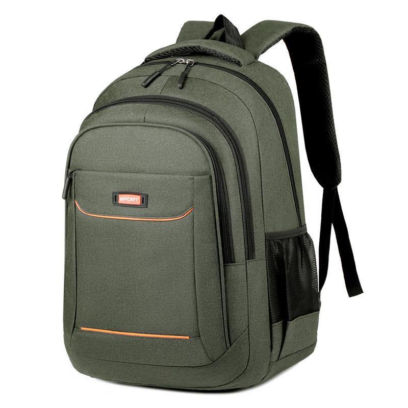 Oxford Unisex Backpack With Compartment Breathable Design For College Business