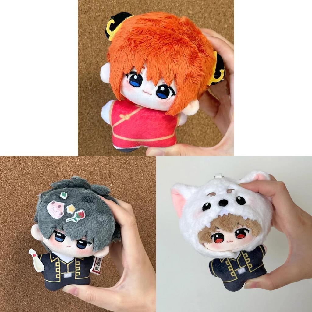 Peluche Gintama con Personaggi Stampati 10cm Cotone Morbido Per Collezionisti E Fan