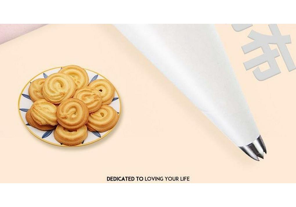 Thickened Cotton Waterproof Oilproof Cream Bag, Food-Grade Explosion-Proof Cookie Piping Bag.