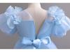 Girls' Princess Dress - European & American Floral Birthday Gown, High-End Host and Piano Performance Costume