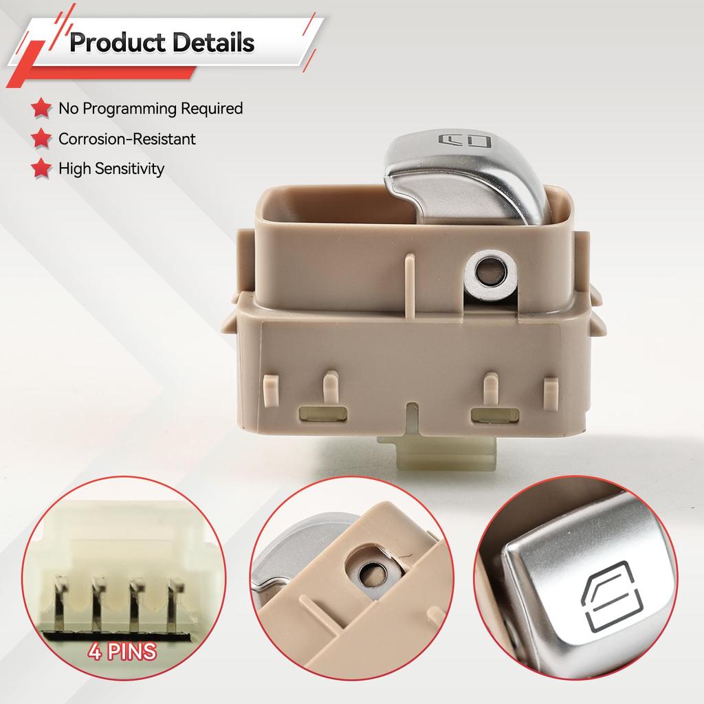 2059051513 2229052203 Power Window Control Switch For Mercedes Vito C-Klasse V-Klasse W447 W205 S205 C180 C200 C300 A2059051513