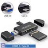 STONEGO OTG Micro SD Card Reader USB 2.0/USB 3.0/Type C/Micro USB Port SD Memory Card Reader