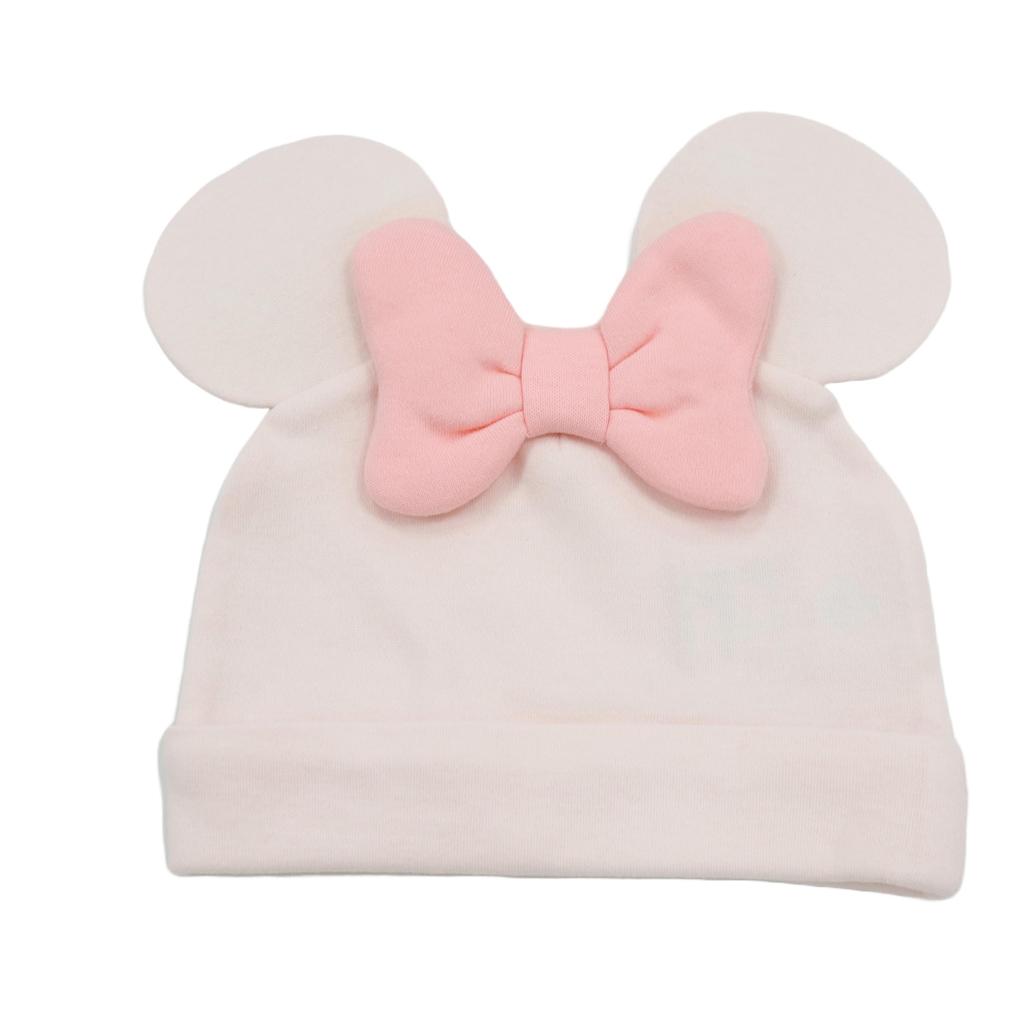 Mickey, Minnie, Pooh baby gift set, bib, mittens, newborn hat, crinkle, swaddle, Disney, baby shower gift, gift box, 5-piece set