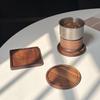 Runde Holzscheibe Tassenuntersetzer Untersetzer Für Tee Kaffee Tassen Getränkehalter Für DIY Geschirr Dekoration Langlebig Küche Dekoration Zuhause