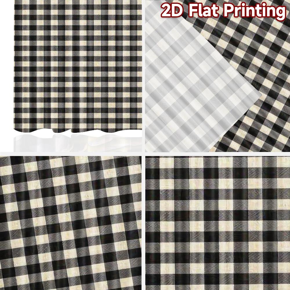 2D flat Photography Backdrop Photography Backdrop Black and White Checkered 100% Polyester Party Decorations Use for Photo