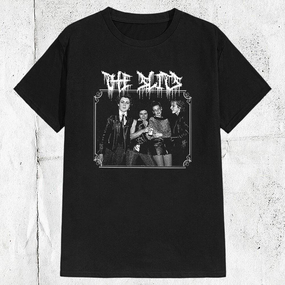 The Slits Punk Rock Band Metal Style T-shirt Unisex T-Shirt L