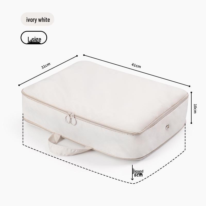 Large Expandable Portable Travel Clothes Storage Organizer Bag M (40x30x12)