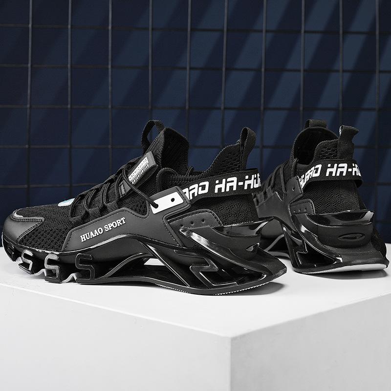 

Blade air cushion sole fly-woven men s shoes sports shoes style spring shoes summer worry mesh running men s shoes 45