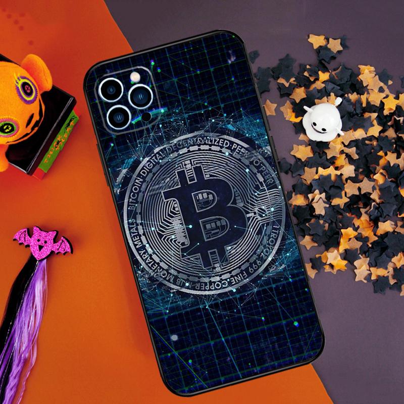 Bitcoin Bumper Case For iPhone 16 14 15 Pro Max 11 12 13 Pro Max Mini XR 16e 16 15 Plus Phone Cover